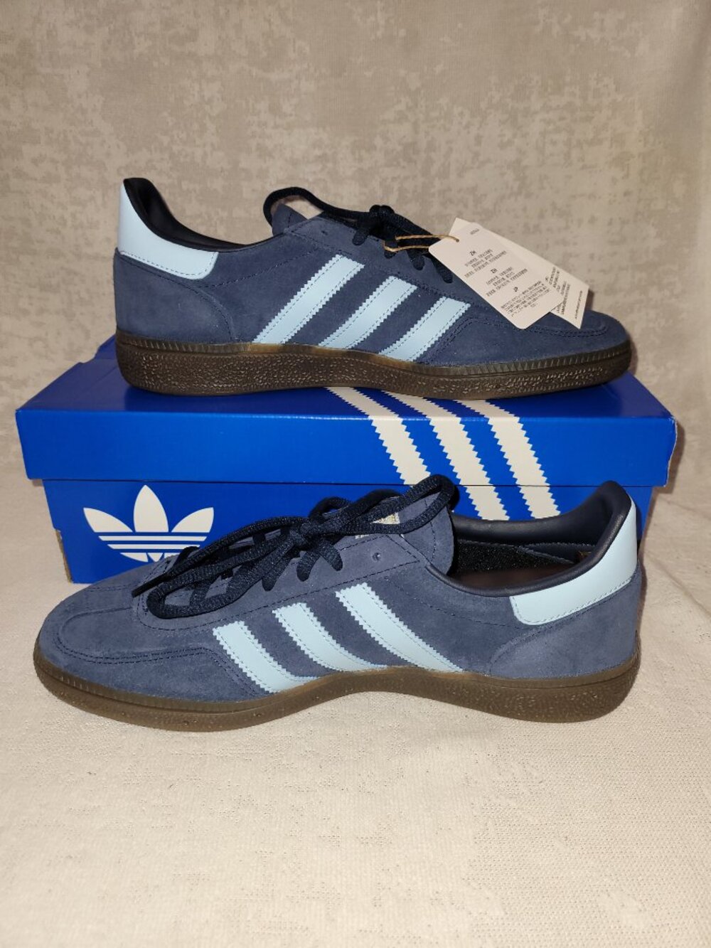 Adidas Handball Spezial Shoes Navy Blue Clear Sky BD7633 Mens Size 8.5 BRAND NEW - Picture 3 of 16